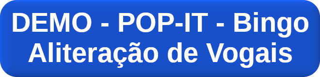 Pop It Bingo De Alitera O Vogais Fixa O Da Consci Ncia Fonol Gica